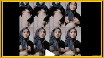 Cewek 18+ Cantik Jilbab Lugu Disuruh Bugil Colmek Sama Pacar poster