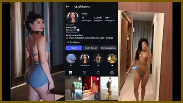 Hot Video Stape Miss Widia Selebgram Cantik poster