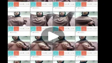 Ometv Cewek Jilbab Toket Brutal Pepaya Gantung poster